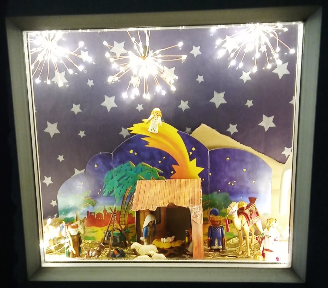 Neighbour Nativity scene